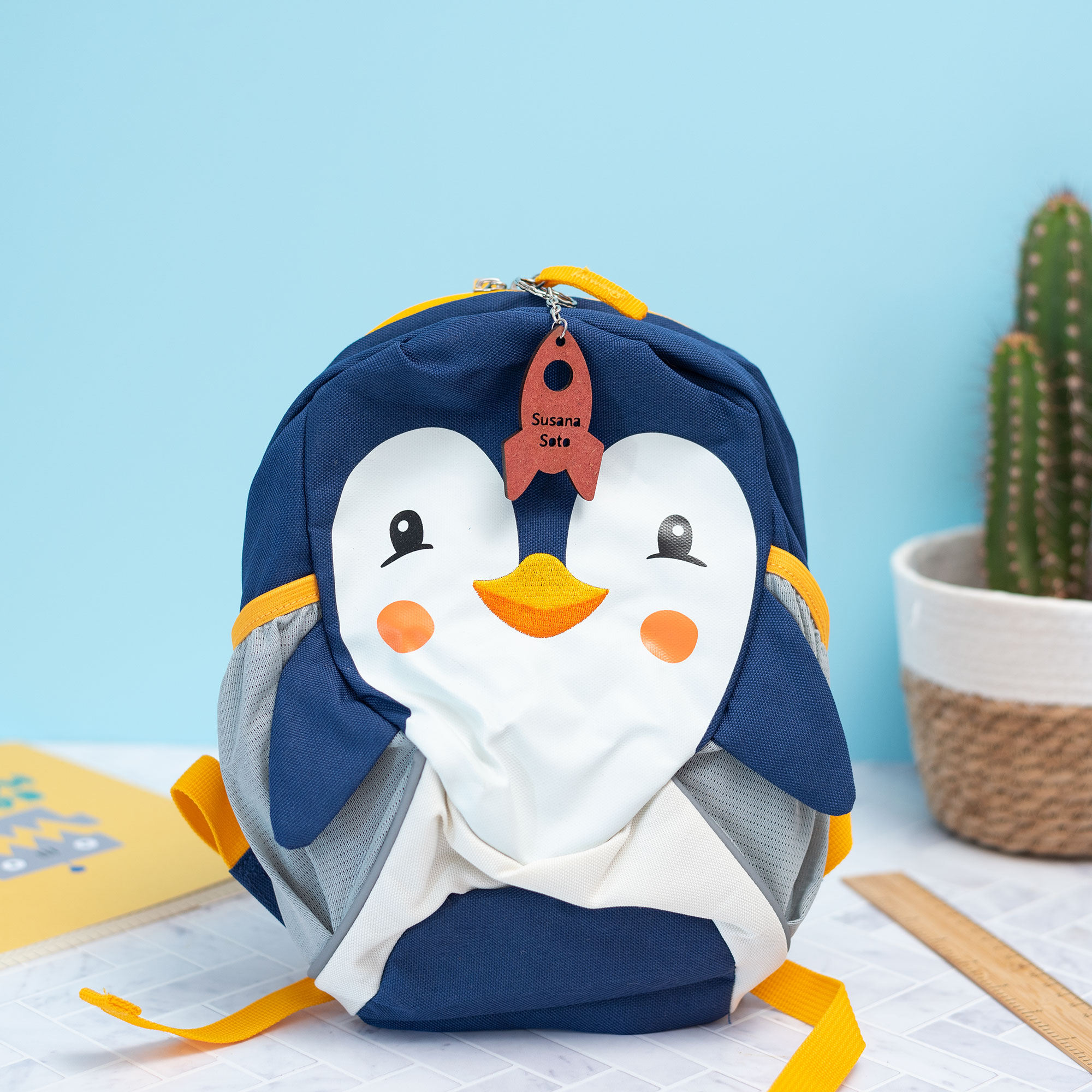 Identificador Personalizado Mochila Infantil 02