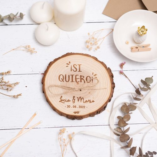 Porta Alianzas Personalizado Tronco