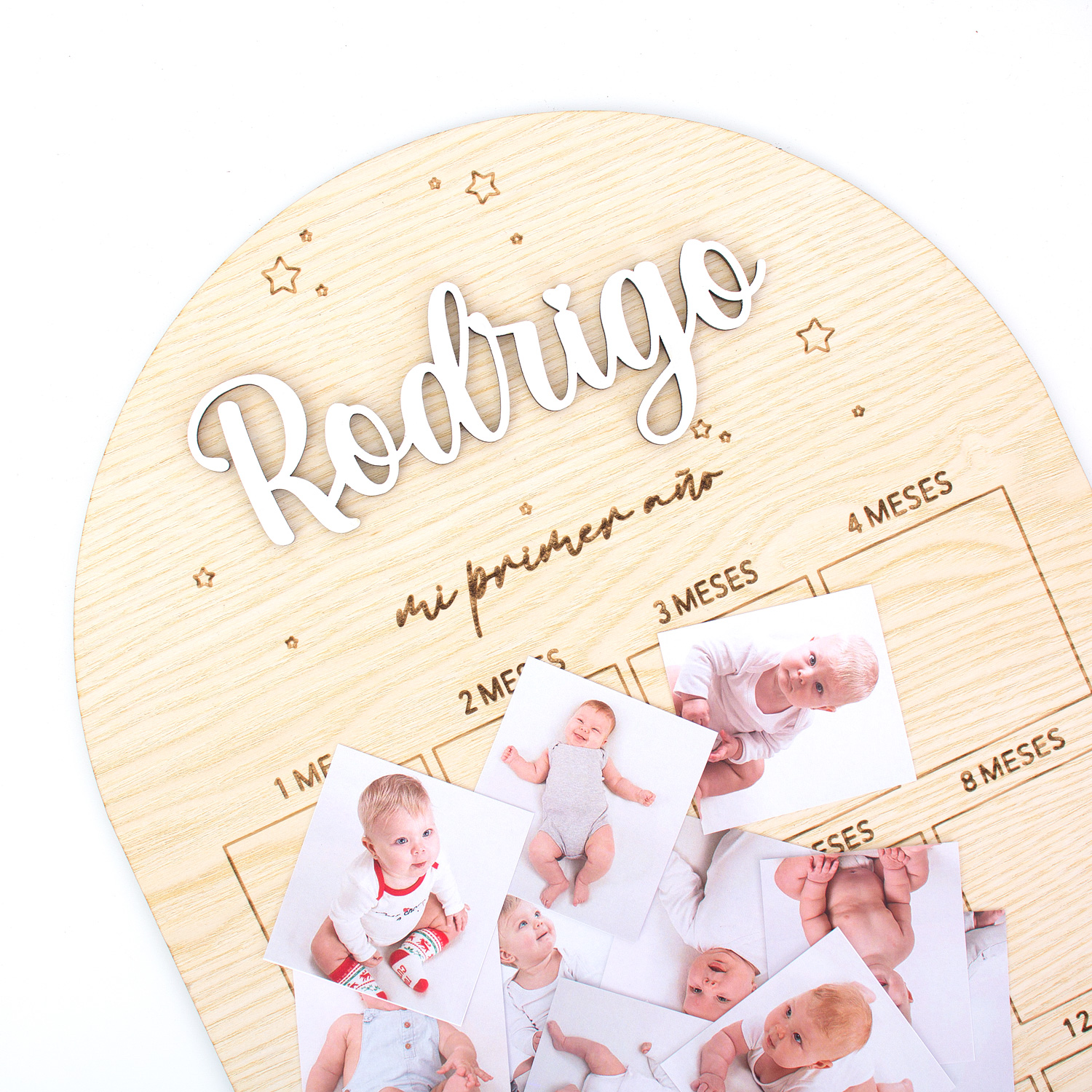 Placa-fotos-primer-ano-bebe-personalizada-1